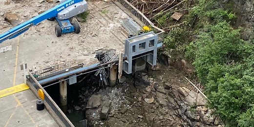 Small landslide closes cruise ship dock in Skagway