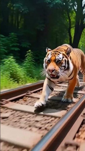 tigar ranning #aivideo #tiger #shorts #viralshorts #tigerrunning
