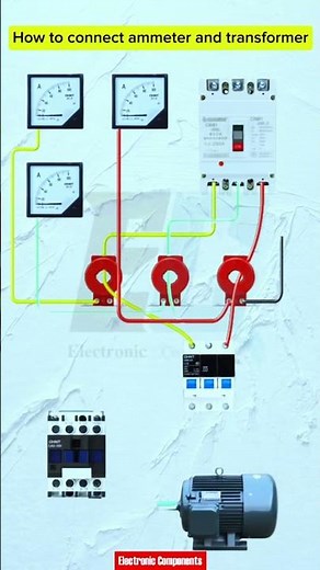 how to connect ampear miter transformer conection