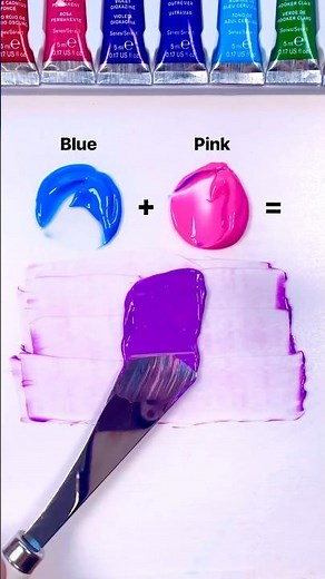 Purples edition paint mixing recipes #colormixing #paintmixing #asmrart #satisfyingart #artvideos