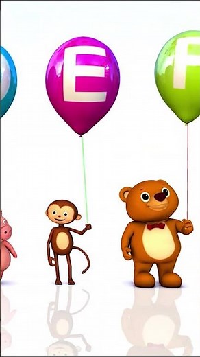 ABC Balloon Party! 🎈🔤🎉 #alphabet #balloons #funlearning