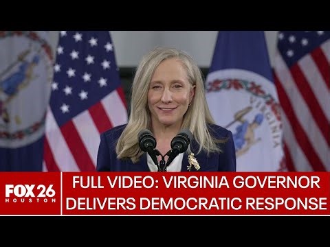 FULL VIDEO: Virginia Gov. Abigail Spanberger delivers Democratic response to State of the Union