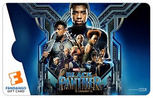 Giveaway: Black Panther special edition Fandango gift cards