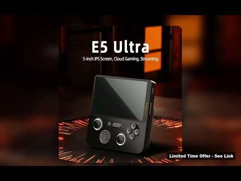 NEW GAMEMT E5 Ultra Handheld Game Console 5 1280720 60Hz IPS Touch Screen 5000mAh HallEffect Joystic