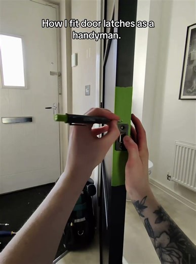 How I fit door latches & handles as a handyman