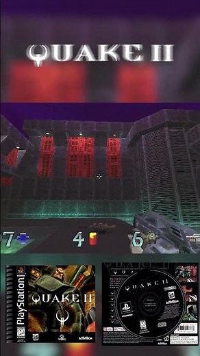 Remember this FPS classic? 🚀🔫 #Quake2 #ps1 #retrogaming