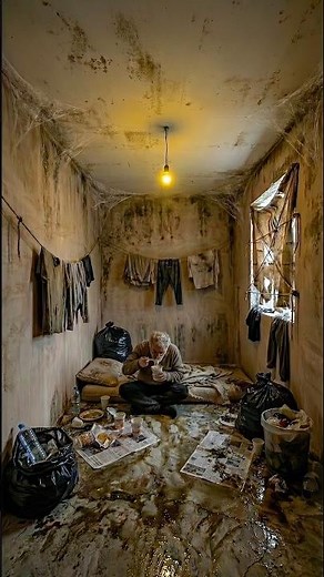 This elderly man's bedroom transformation will make you cry #beforeandafter #renovation