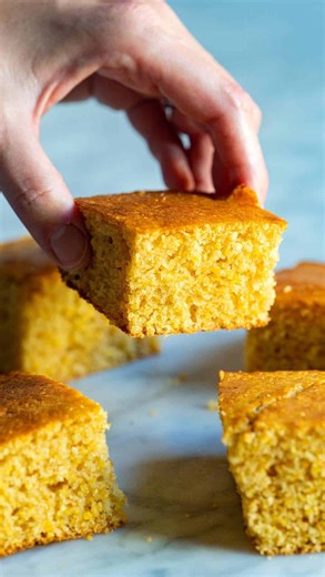 37K views · 230 reactions | Our favorite cornbread recipe! This easy homemade cornbread has golden-brown edges and a moist and buttery center. It bakes perfectly in a 10-inch cast-iron skillet or an 8-inch or 9-inch baking pan (square or round). Click the link in our bio for the recipe or Google “inspired taste cornbread” #bakingrecipes #cornmeal #cornbread | Inspired Taste | Facebook