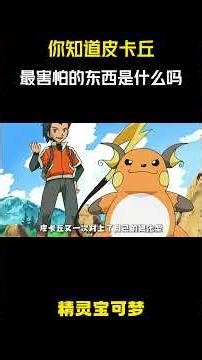 你知道皮卡丘最害怕的东西是什么吗！