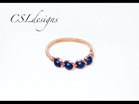 Egyptian style wirework ring