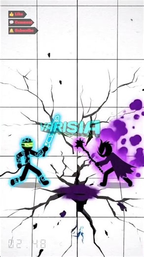 Neon Hacker vs Shadow Monk #shorts