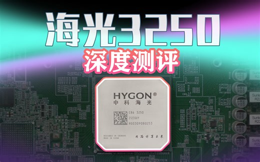 国产处理器的性能怎么样？海光3250处理器测评！【穷三代kenaide科技】
