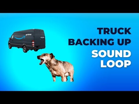 Truck Backing Up Sound Loop - White Noise Version