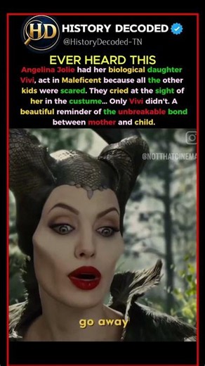 Angelina Jolie's bond with her daughter made "Maleficent" #shorts