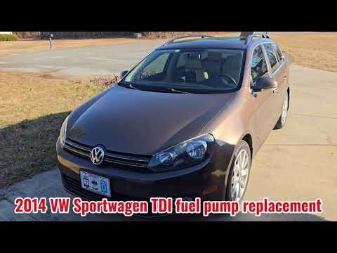 2014 VW Sportwagen TDI fuel pump replacement for beginners. DYI. Easy!!! #tdi #volkswagen
