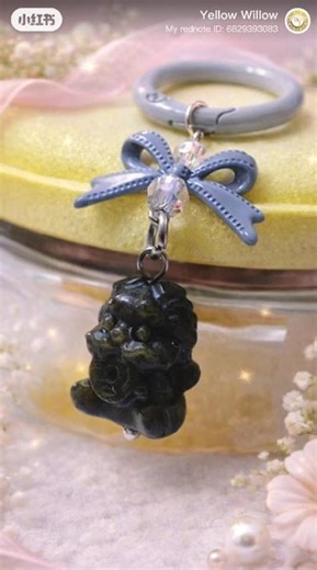 Obsidian Charms (different styles)🦋🖤