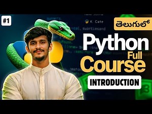 Python Full Course in Telugu | Python Introduction | What is Python? | Part-1