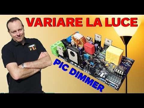 VARIARE LA LUCE CON PICDIMMER TRIAC E MOSFET @JLCPCB
