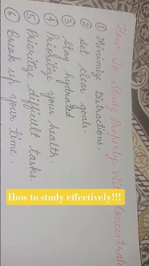 How to Study Effectively: Proven Techniques for Success