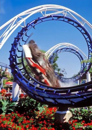 Roller Coaster Looping Malfunction and Crash