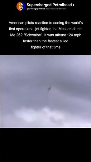 American Pilots reaction to Messerschmitt Me 262