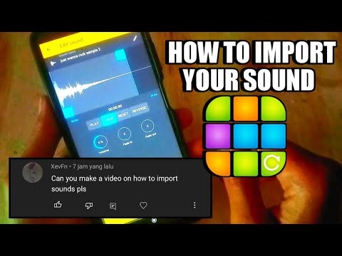 How To Import Your Own Sound in Drum Pads 24