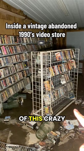 6.3K views · 73 reactions | Abandoned 1990’s VHS video store with thousands of movies left behind!  | LordExplores | Facebook