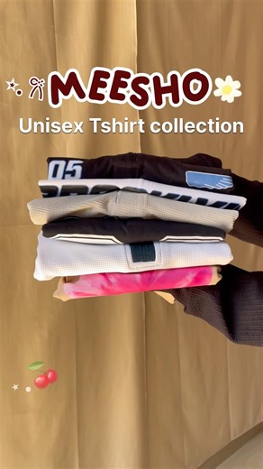 Oversized T-Shirt Haul from Meesho 💖 Unisex & Budget Friendly #shorts #meeshohaul