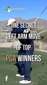 1.6K views | Want to swing like a PGA champion? Learn the secret left arm move that makes winners! ️‍♂️ Double tap if you found this helpful and follow us for more!⛳️ #golfswingcoach #golfswingtips #pga #golfcoach #golftips | The Golf Sensei | Facebook