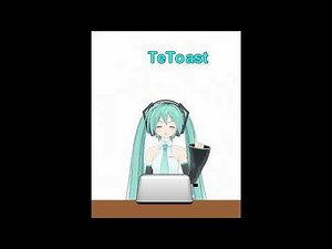 Hatsune Miku The broken toaster Slow Motion 0.5x