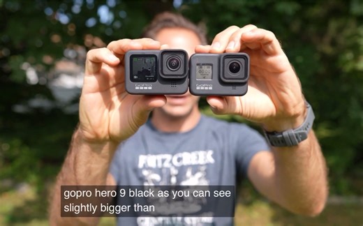 9代Gopro与8代Gopro拍摄比对