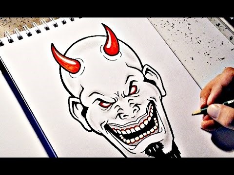 How To Draw a DEVIL