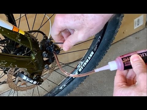 How To Bleed Shimano Bike Hydraulic Disc Brakes With No Special Tools