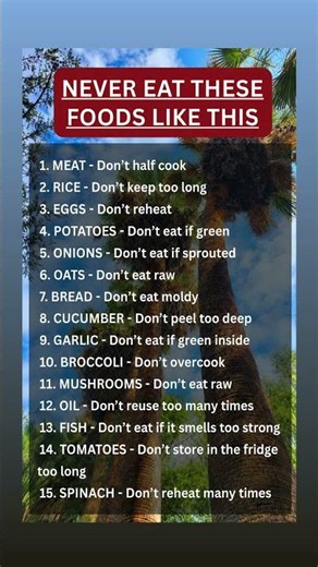 NEVER EAT THESE FOODS LIKE THIS #shortsfeed #shorts
