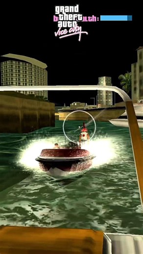 GTA Vice City Fast Boat Mission #gta #vicecity #rockstargames