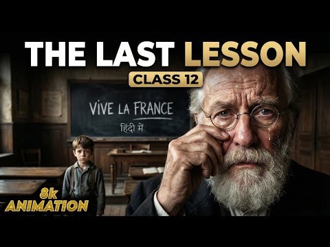 The Last Lesson Class 12 (Animated) | M. Hamel & Franz Emotional Story | Flamingo Chapter 1