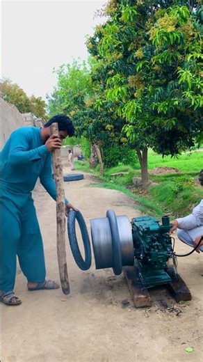 New diesel engine start two tyre 🛞 speed test