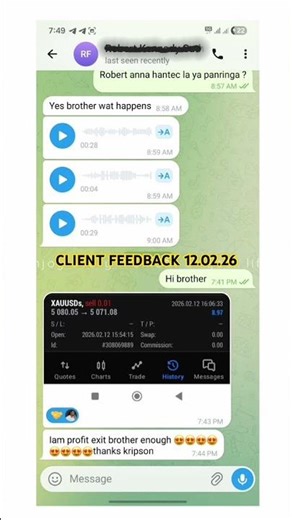 CLIENT FEEDBACK 12.02.26 #kripson #bestgoldforexsignals #tradingstrategy