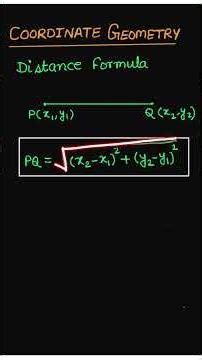 Distance formula - coordinate geometry #distanceformula #maths #mathematicclass10