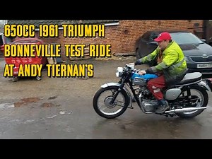 1961 Triumph Bonneville T120R 650cc at Andy Tiernan Classics #09477TRI