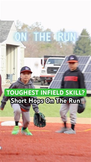 Fielding Short Hops on the Run | Baseball Infield Drill