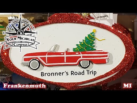 Come with us to Bronner's Christmas Wonderland in Frankenmuth, MI. World's largest Christmas store.