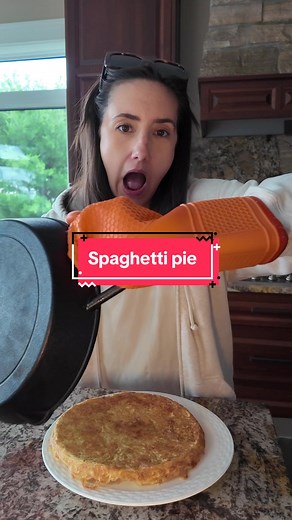 Leftover Spaghetti Pie Recipe