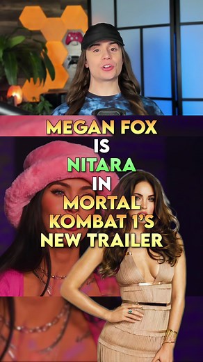 MEGAN FOX is IN MORTAL KOMBAT 1 as the VOICE ACTOR for NITARA and was REVELAED in the Mortal Kombat 1 - Official Megan Fox Becomes Nitara Trailer. #MortalKombat #Gaming #Movie #Actress #MortalKombat1 #ZEFF