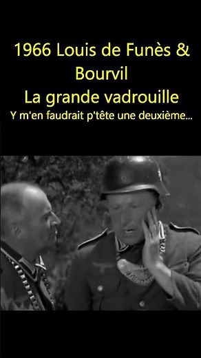 Bourvil & Louis de Funès – Scène HILARANTE de La Grande Vadrouille | Extrait RARE du Cinéma Français