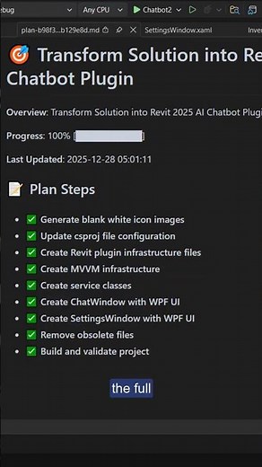 I Built a Revit Chatbot Plugin with 1 AI Prompt!