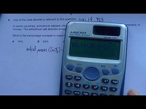 CIE 9701/13/O/N/14 Q 6 - Atoms, molecules, and stoichiometry