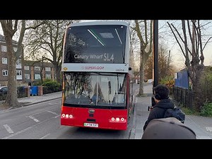 [First Day] Superloop SL4 Bus Full Journey From Grove Park to Canary Wharf
