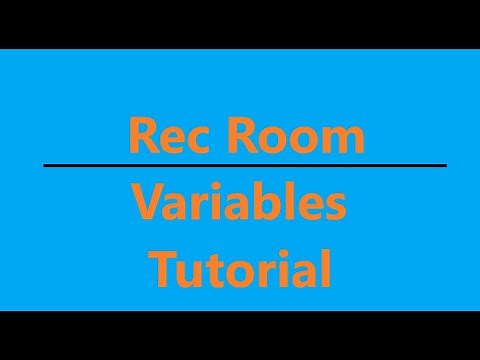 CV2 Variables and how to use them | Rec room In-Depth tutorial