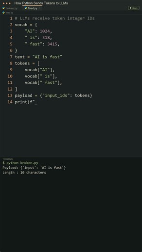 How Python Actually Sends Tokens to an LLM